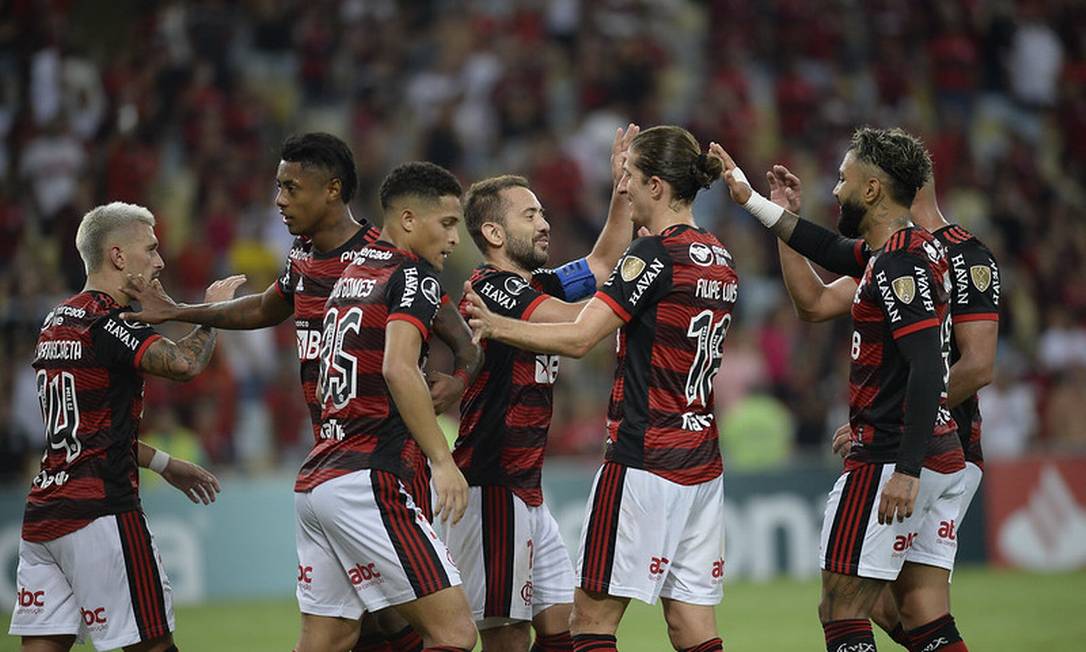 Mengão vive bom momento de forma. Foto: Flamengo / Marcelo Cortes